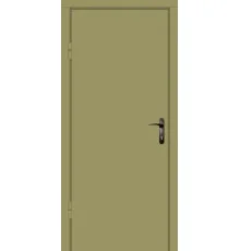 Вхідні двері Вулкан Soft Khaki Метал/МДФ 2050х860 мм ліві