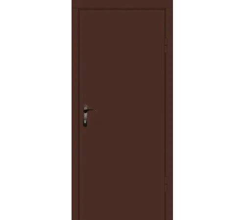 Входная дверь Вулкан Dark Chocolate Металл/МДФ