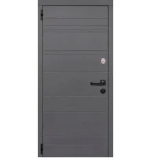 Вхідні двері Вулкан Steel Graphite 2050х860 мм ліві