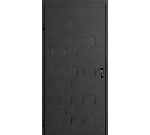 Вхідні двері Вулкан Hexa Dark