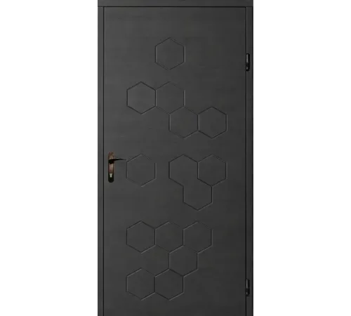 Вхідні двері Вулкан Hexa Dark
