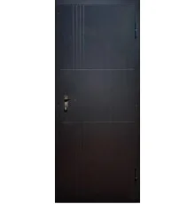 Вхідні двері Вулкан Steel Dark 2050х860 мм праві