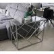 Консоль CF-3 прозрачное серебро Vetro MSMLOFT