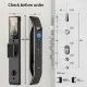 Розумний дверний замок з розпізнаванням обличчя XSDTS Wi-Fi | Smart Lock з камерою