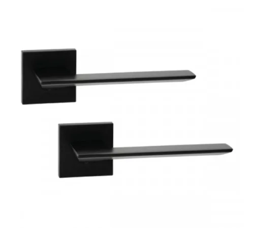 Дверна ручка KEDR ULTRA R21.175 (Black Matt) — Елегантність у стилі Hi-Tech