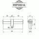 Циліндровий механізм Imperial ZC 70 мм 30/40 PB ключ/ключ