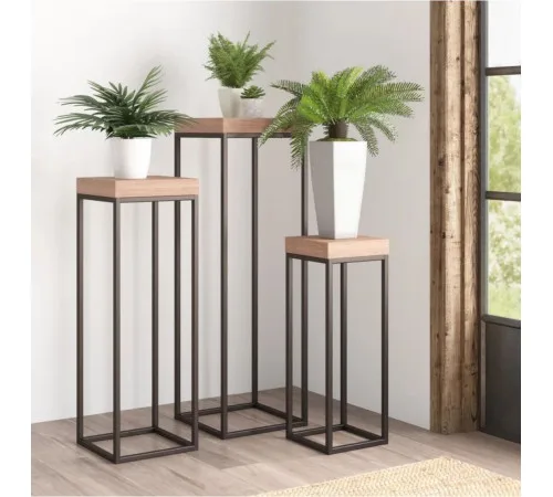 Подставка для растений Billye – набор из 3 шт. (110×35×35 см)