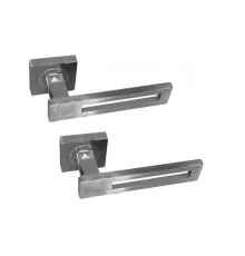 Ручки на розетке KEDR R08.084-AL SN/CP