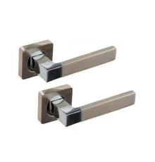Ручки на розетке KEDR R06.081-AL SN/CP