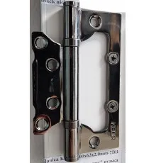 Завіса KEDR FLUSH 100x63x2.0mm-2BB-Black nickel "Метелик" вузька