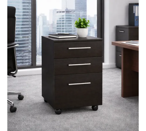Мобильная тумба L-420 MSMLOFT — 65×42×50, 3 ящика.