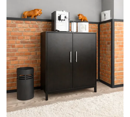 Тумба офисная L-800 MSMLOFT - 90x80x40, двухдверная.