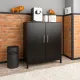Тумба офисная L-800 MSMLOFT - 90x80x40, двухдверная.