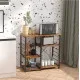 Кухонна підставка Rack (90x40 см) – 3-ярусна стійка з посиленим каркасом
