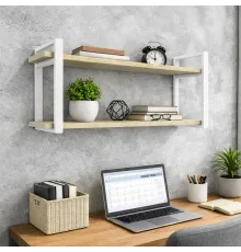 Полка Айсберг 120 белый/белый MSMLOFT