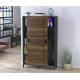 Шкаф офисный раздвижной LS-1200-1900 — антрацит, MSMLOFT.