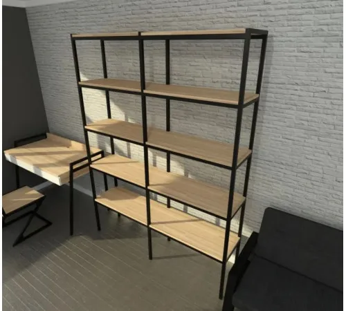 Стеллаж Loft 4 — 157×35×210 см