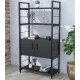 Стелаж L‑155 з дверцятами — 70×155×37.5 см