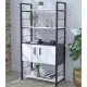 Стелаж L‑155 з дверцятами — 70×155×37.5 см