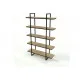 Офісний стелаж AL3 стиль Loft  — 130 × 35 × 200 см