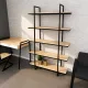 Офісний стелаж AL3 стиль Loft  — 130 × 35 × 200 см