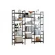 Loft стеллаж Z-4 (176×30×176см) – офисный дизайн