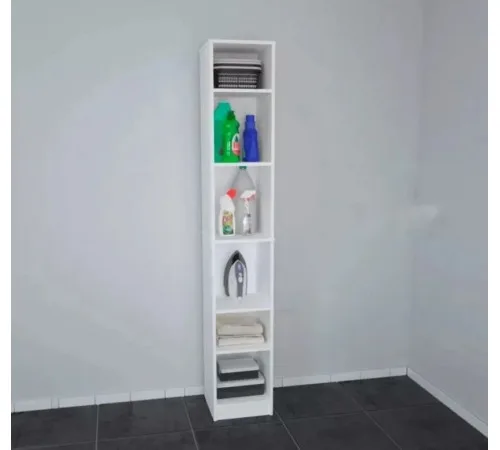Стелаж Redr 8 — вузький стильний стелаж 180×30×30 см