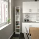 Стелаж Redr 8 — вузький стильний стелаж 180×30×30 см