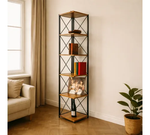 Стеллаж Etagere 6-ярусный - 6 открытых полок, высота 180 см.