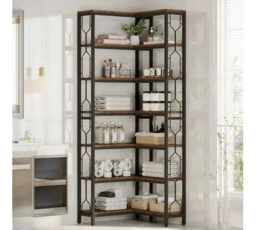 Угловой 7-ярусный стеллаж Etagere 13 – экономия пространства со стилем