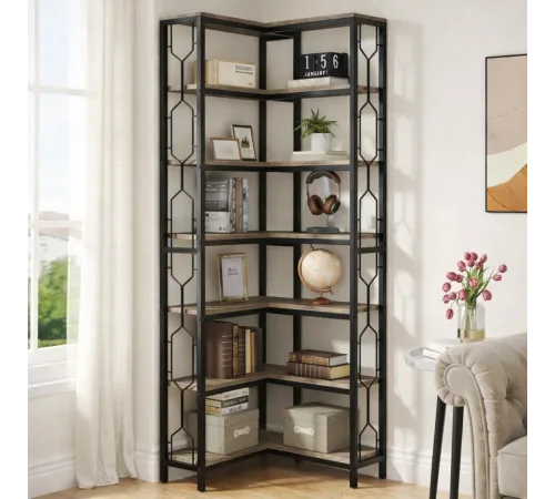 Угловой 7-ярусный стеллаж Etagere 13 – экономия пространства со стилем