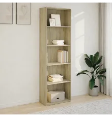 Книжный шкаф Rayw, дуб сонома