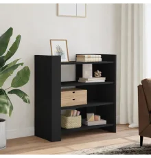 Шкаф VidaXL черный 73,5x35x75 см