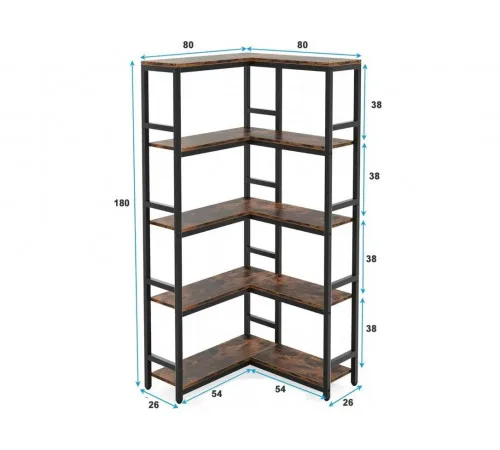 Стелаж кутовий, Etagere