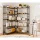 Стеллаж PLANT L-образный — открытый LOFT-стеллаж для дома.