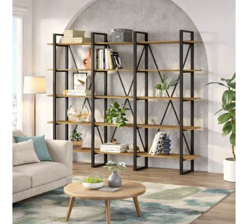 Стеллаж Хоум – металл + ДСП (каркас 20×40 мм) в LOFT стиле