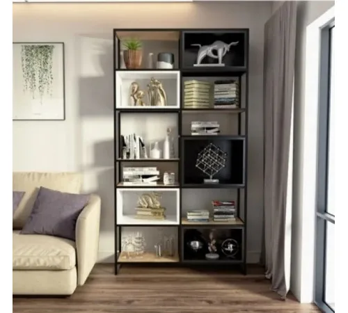 Великий стелаж Rack-195 у стилі Loft — MSMLOFT (2200х1200 мм)