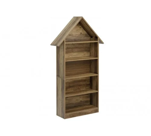 Дизайнерський 5-ярусний стелаж — 200×80×30 см, арковий стиль
