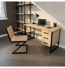 Письменный стол в стиле MSMLOFT для офиса