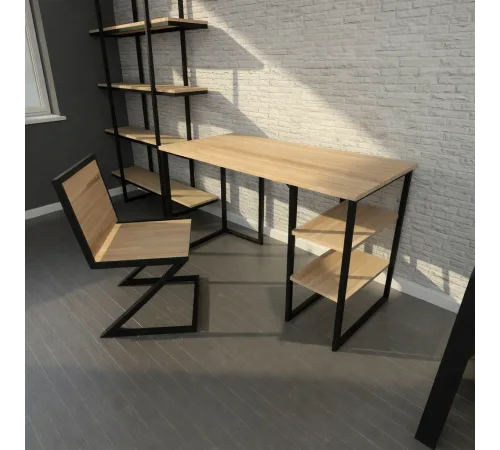 Письменный стол в стиле Loft офисный — 120×60×76 см.