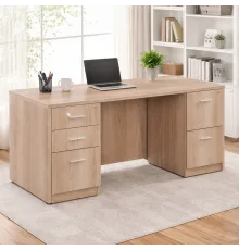 Письменный стол на двойной подставке At Work