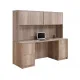 At Work Credenza Desk & Hutch Set - MSMLOFT