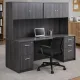 At Work Credenza Desk & Hutch Set - MSMLOFT
