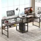 Двойной письменный стол Loft №2 (240×60×75см)