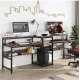 Двойной письменный стол Loft №2 (240×60×75см)
