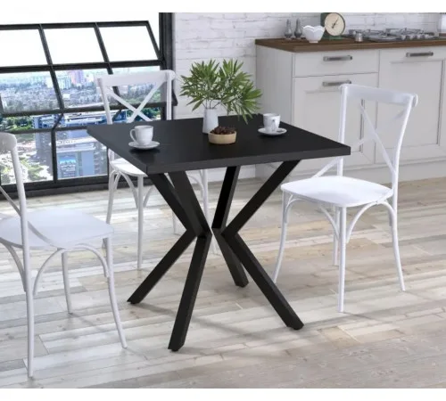 Обеденный квадратный стол Кубра (80×75,2 см), MSMLOFT