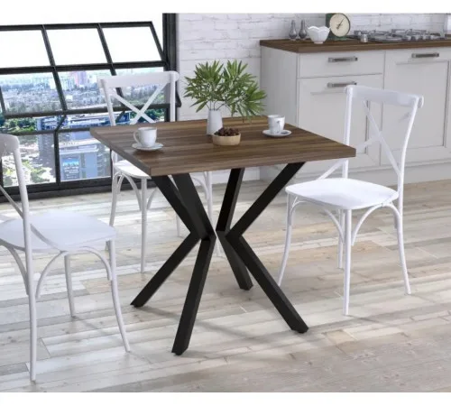 Обеденный квадратный стол Кубра (80×75,2 см), MSMLOFT