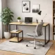 Стол письменный MSMLOFT с металлическим каркасом – 120×60×75 см.