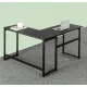 Стол письменный/компьютерный угловой MSMLOFT – 140×50×75 см, черный