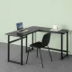 Стол письменный/компьютерный угловой MSMLOFT – 140×50×75 см, черный